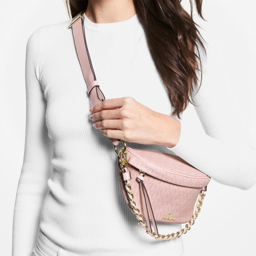 ❌️SOLD❌️ MK MICHAEL KORS Extra-Small Logo Sling Pack Pink MK GIFT BOX INCLUDED!